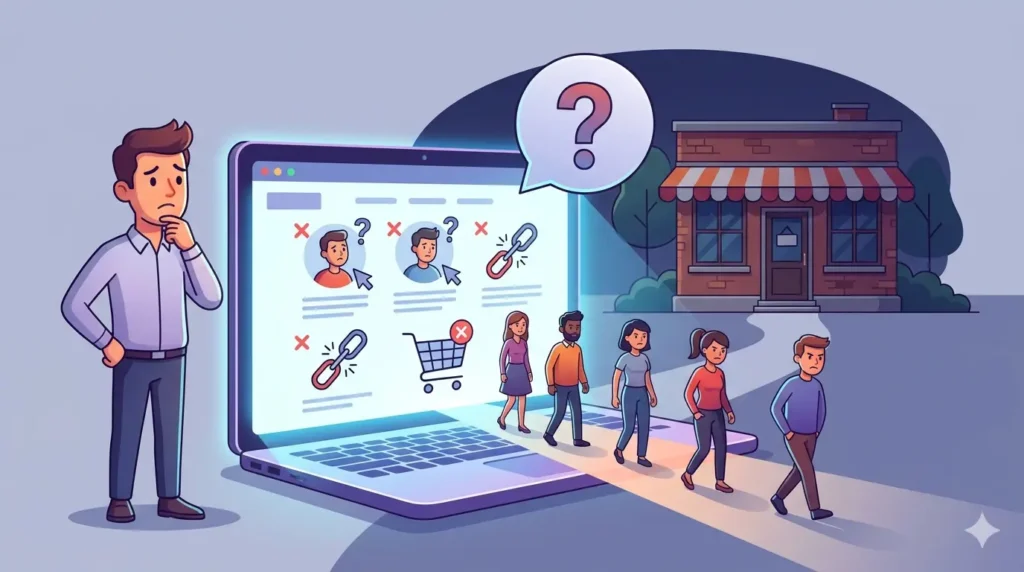 small business website mistakes